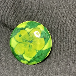 Cài Áo Gốm hoa văn hàng Si Nhật