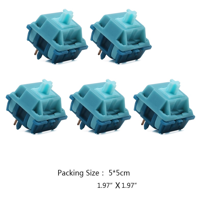 Set 5 Công Tắc Pepeidon 5Pin Chuyên Dụng Cho Bàn Phím Cơ 58g