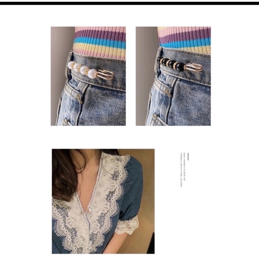 PHỤ KIỆN GIM CÀI ÁO TRÁNH HỞ CỔ ÁO HOẶC GIM QUẦN CHỐNG TUỘT