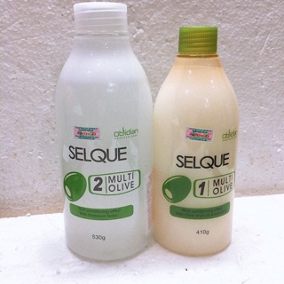 Thuốc uốn tóc Olive ( uốn lạnh) Selque Obsidian cao cấp 410g/530g