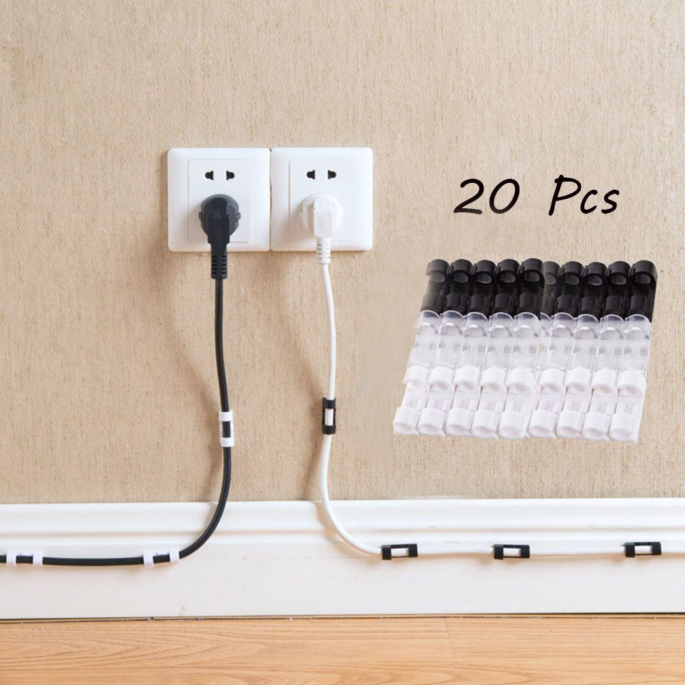 20 Kẹp cố định dây điện chất lượng cao dùng trong gia đình