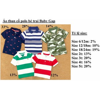 Áo bé trai Ba by gap