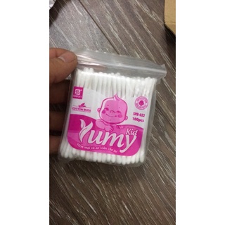 Tăm bông Yumi trẻ em (Gói 100 que)
