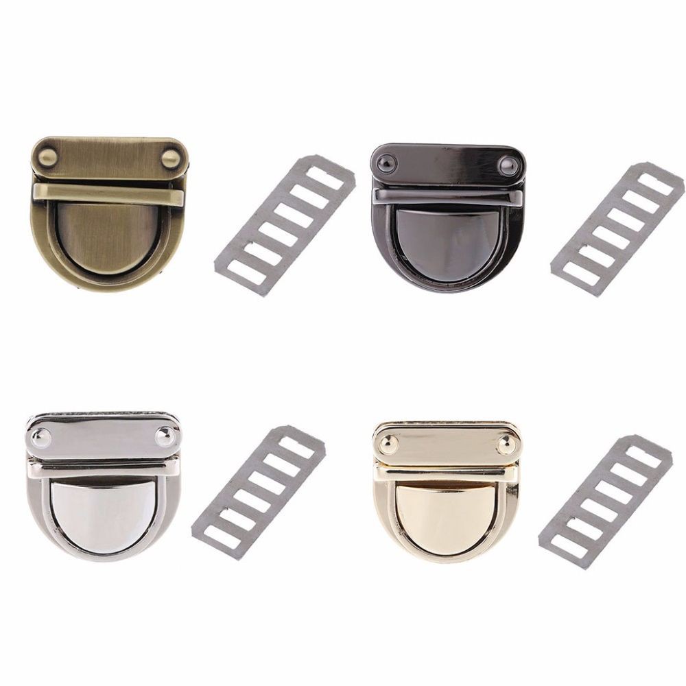 Hardware Handbag DIY Purse Bag Accessories Turn Lock