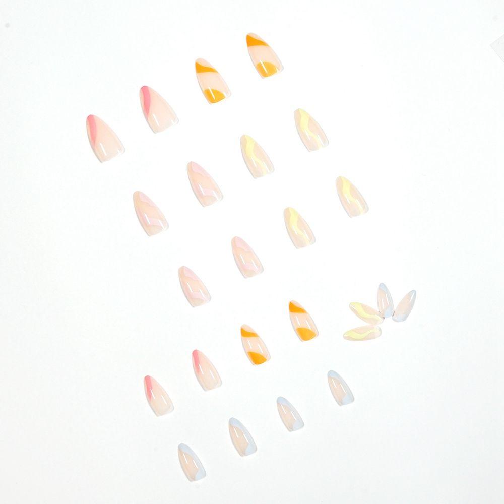 Bộ 24 Móng Tay Giả Lấp Lánh Thời Trang Cho Nữ|Bộ Móng Tay Giả Trang Trí Nghệ Thuật