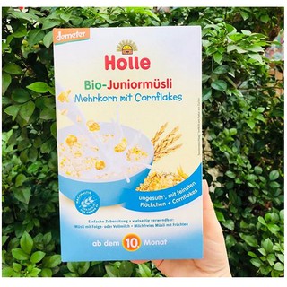 Bột ngũ cốc ngô ăn dặm hữu cơ Holle 10m 250g