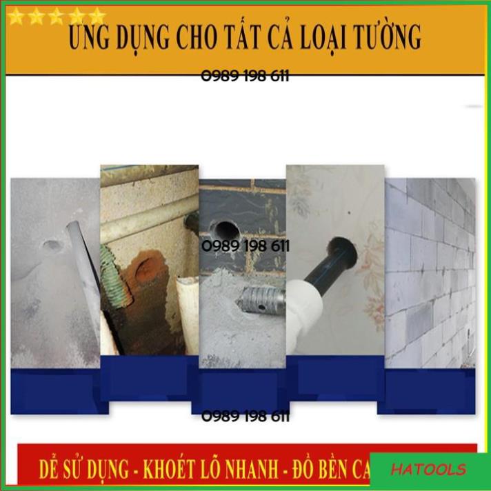 Mũi khoan rút lõi bê tông - Mũi khoét tường gạch - Mũi khoan tường bê tông mũi khoét lỗ điều hòa phi 30 60 90 QE208