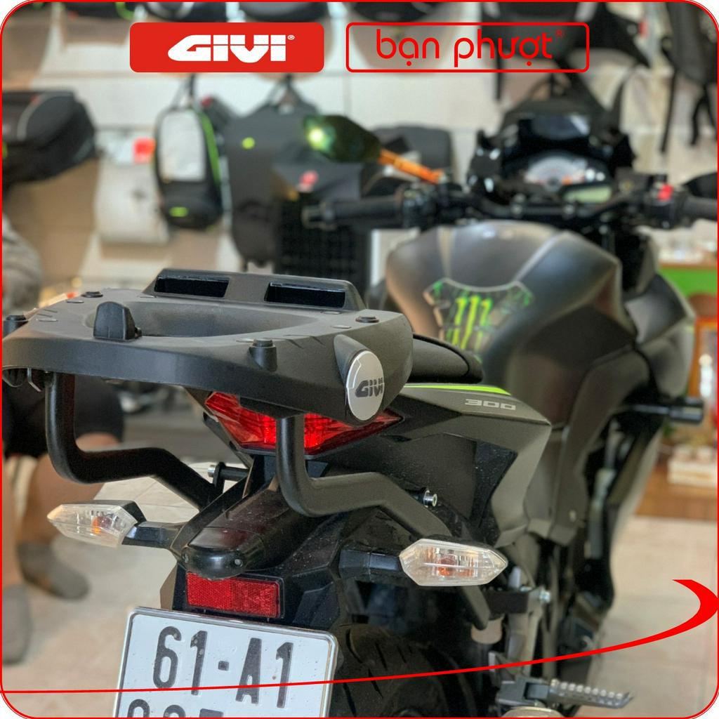 Baga Givi Cho Xe KAWASAKI Z300 - Cảng Trợ Lực GIVI HRV-NINJA250, Z300 - Bạn Phượt