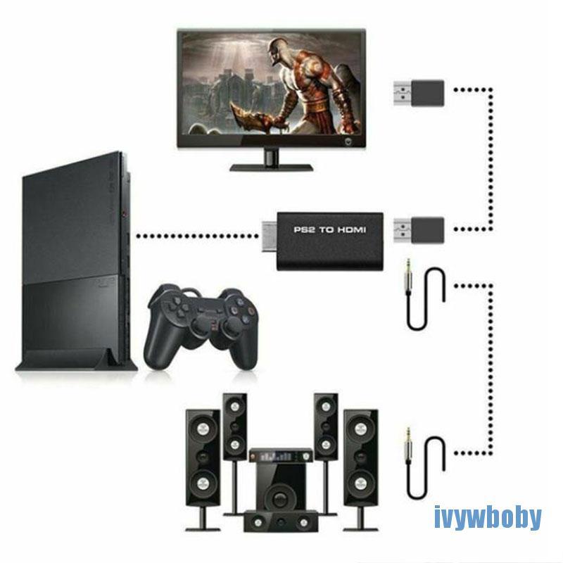 Bộ Chuyển Đổi Ps2 Sang Hdmi Video Với Đầu Ra Âm Thanh 3.5mm Cho Hdtv