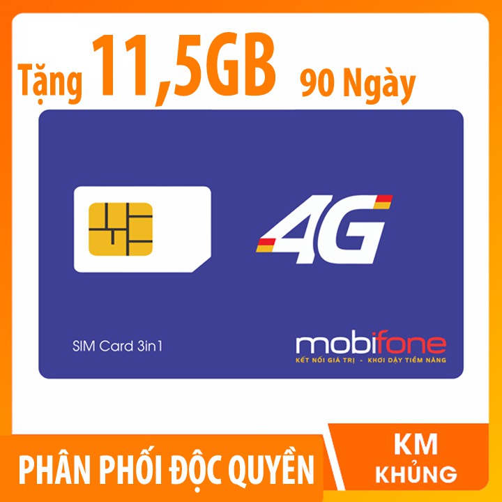 Sim Mobi 4G Đã Kích Dùng Free Data 3 Tháng Không Nạp Tiền Sim Dùng Mạng Cực Khỏe Cho Điện Thoại , Dcom