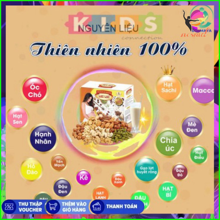 Ngũ cốc bà bầu lạc lạc- Ngũ cốc bà bầu- Ngũ cốc Lạc Lạc (hộp/30 gói) | BigBuy360 - bigbuy360.vn