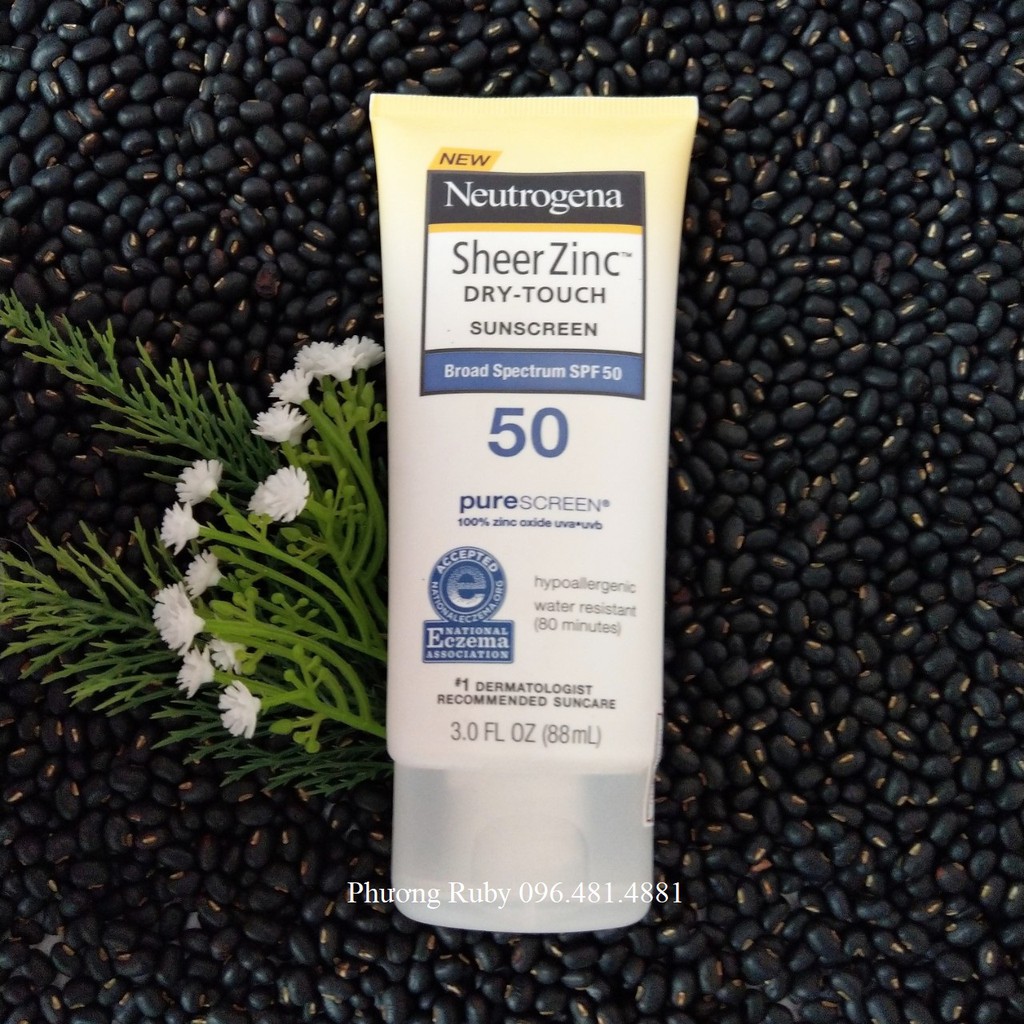 Kem Chống Nắng Neutrogena Sheer ZinC Dry Touch SPF 50 88ml