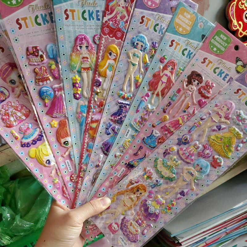 Hình dán nổi dài mẫu mới