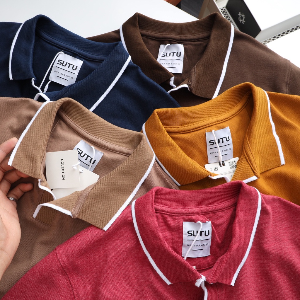 [ SALE SIÊU KHỦNG ] Áo POLO nam cổ bẻ ngắn tay phối viền dáng slimfit, chất cotton co giãn 4 chiều cao cấp - W REAL M | BigBuy360 - bigbuy360.vn