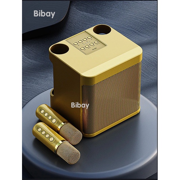 Loa Karaoke mini YS-YOSD 203/207 Kèm 2 Micro Không Dây Hát Siêu Hay