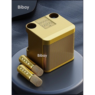 Loa karaoke mini ys-yosd 203/207 kèm 2 micro không dây hát siêu hay