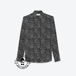 Sơ Mi Saint Laurent Paris Họa Tiết