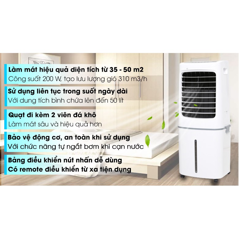 Quạt điều hòa Midea AC200-17JR  HÀNG TRƯNG BÀY mới 98%