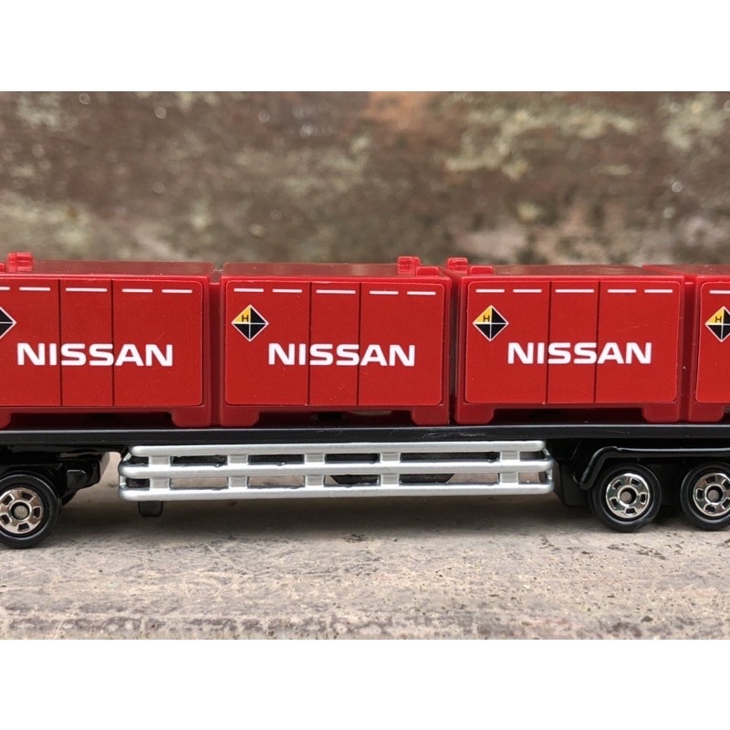 Xe mô hình Tomica Số 144 NISSAN Container Trailers