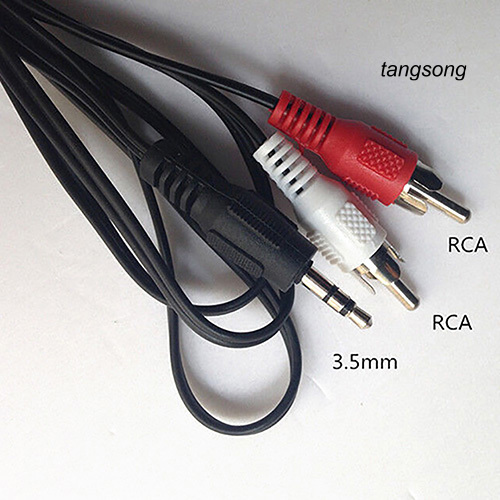 Cáp Chuyển Đổi Âm Thanh Từ Giắc Cắm 3.5mm Sang 2 Rca Chuyên Dụng