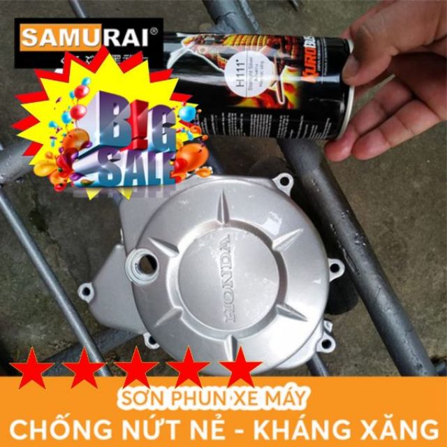 SƠN SAMURAI MÀU BẠC SÁNG HONDA H111