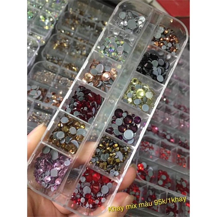 set đá 12 ô nhiều màu-đá mix màu ( miễn ship )