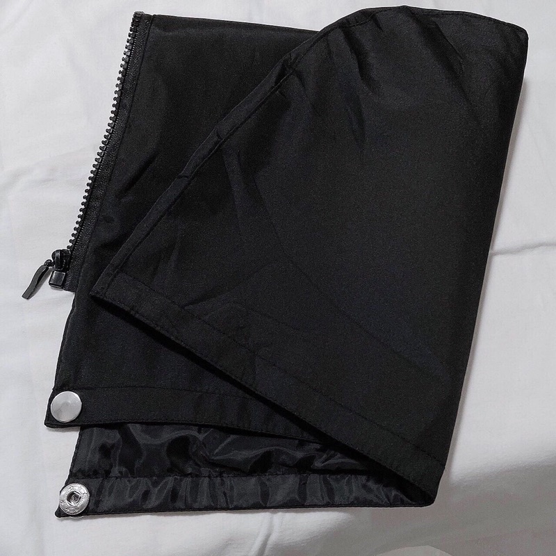 Áo Khoác Dù Jacket Dù Form Rộng Khóa Kéo Thêu Logo Mặt Cười Ulzzang Unisex