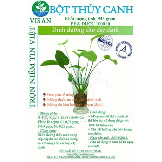 DINH DƯỠNG THỦY CANH CÂY CẢNH 1000 LÍT