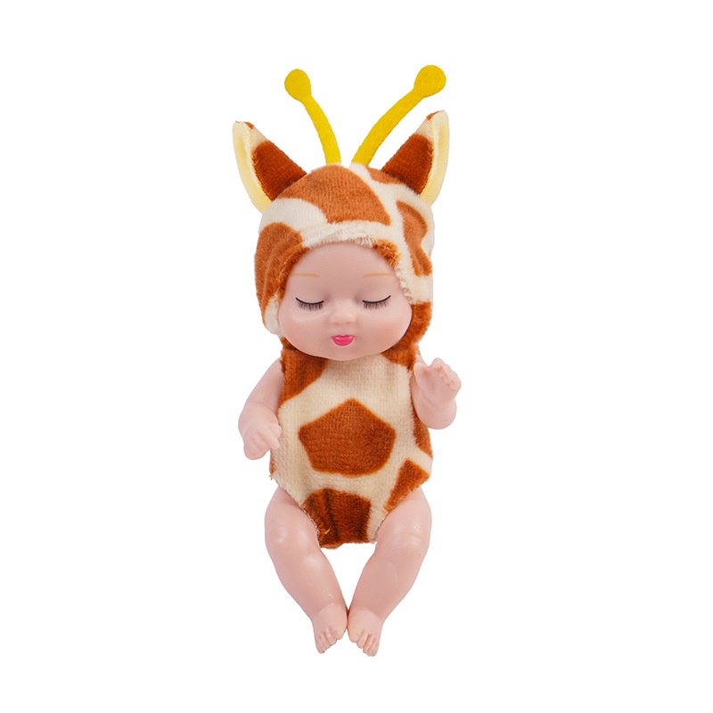 Búp Bê Bé Gái Đang Ngủ Kích Thước 13cm Kèm Hộp Quà Tặng
