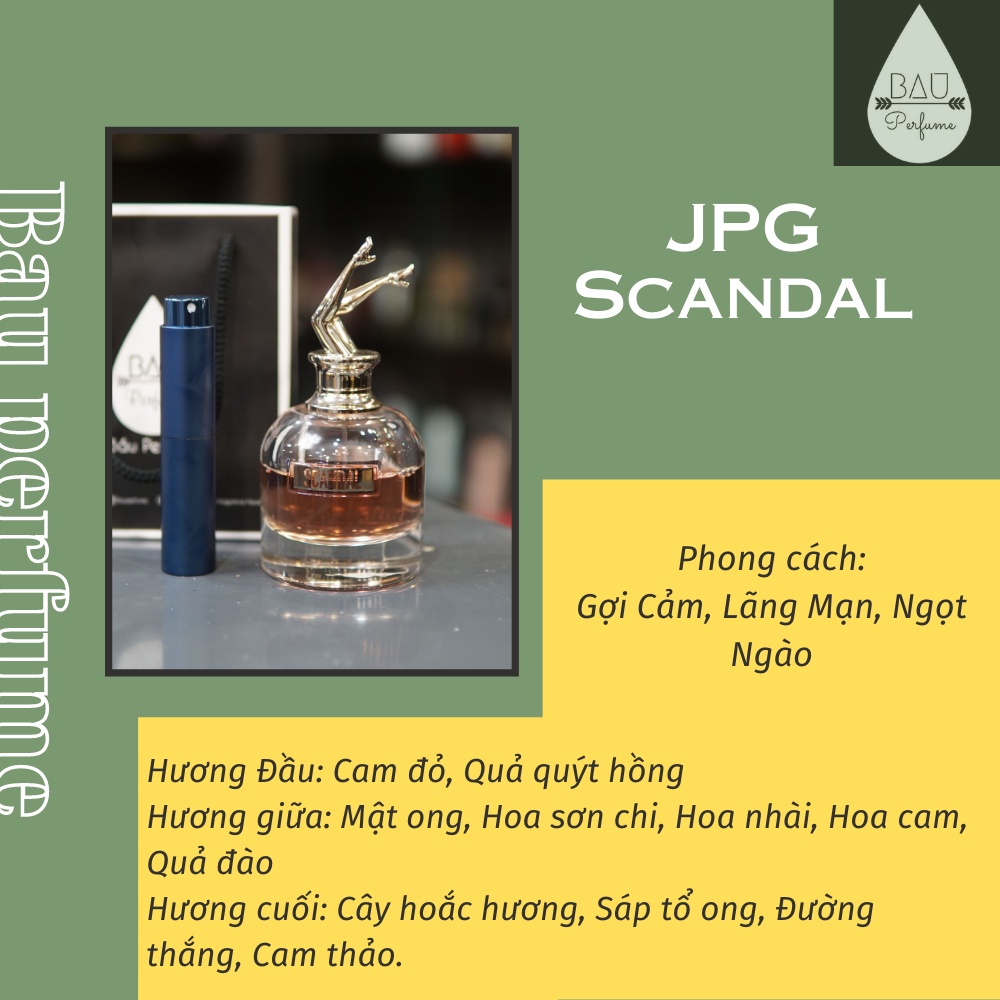 [mẫu thử ] nước hoa cao cấp JPG Scandal _10ml-20ml-30ml | BigBuy360 - bigbuy360.vn