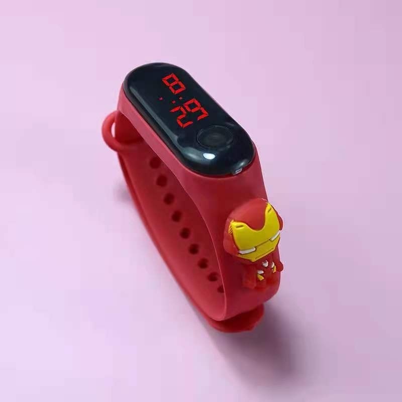 Đồng Hồ Điện Tử Màn Hình LED Cảm Ứng Chống Thấm Nước Kiểu Dáng Hoạt Hình Cho Nam Và Nữ