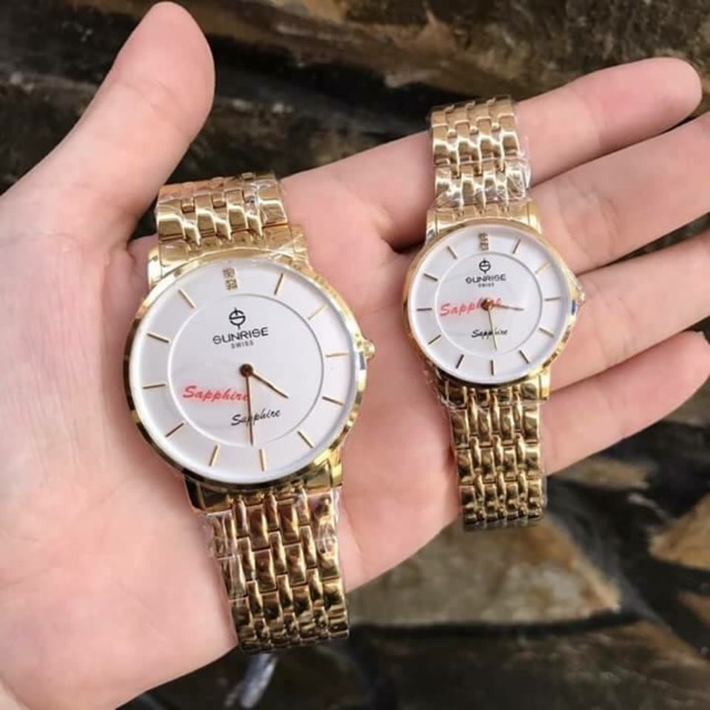 Giá 1 cặp đôi đồng hồ Sunrise hàng chính hãng