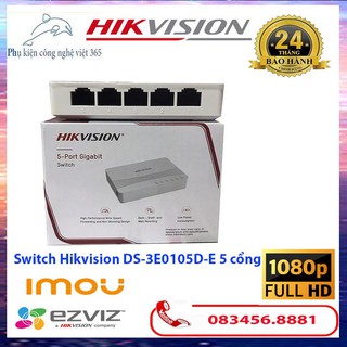 Switch chia mạng 5 cổng HIKVISION [Bảo Hành 2 Năm]