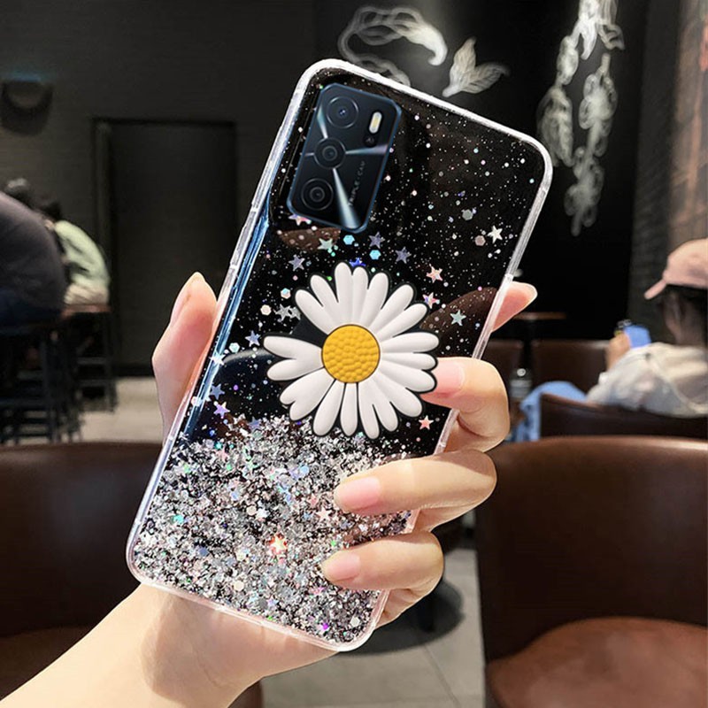 Ốp Điện Thoại Có Giá Đỡ Hình Hoa Cúc Cho oppo Reno6 Z 5G Reno5 F Reno 6 5G 5 Pro Reno 4 Pro 4G Reno4 Reno 6Z