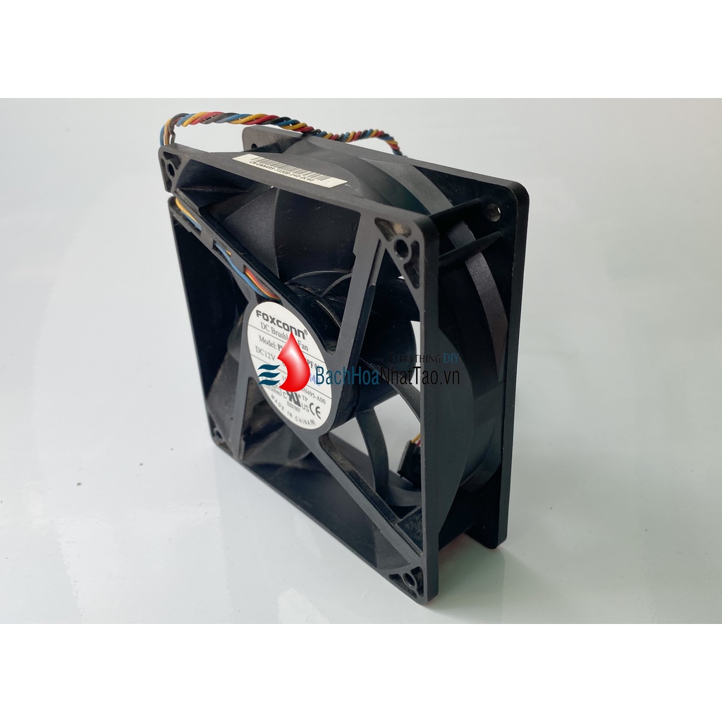 Quạt foxconn 12v 0.9a - 12cm vuông