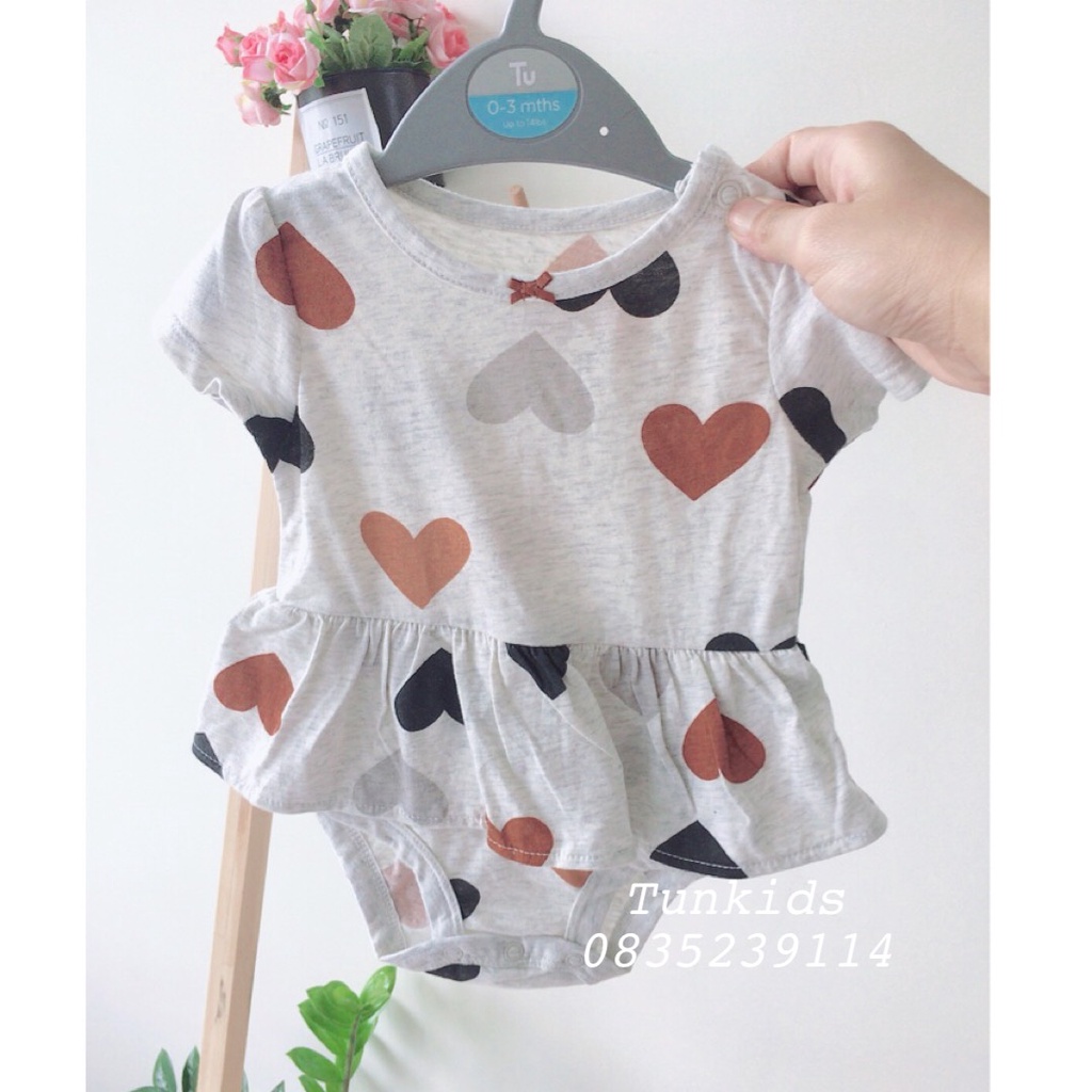 Body đùi, romper đùi xuất xịn bé gái {Sz 9/12,12/18m}