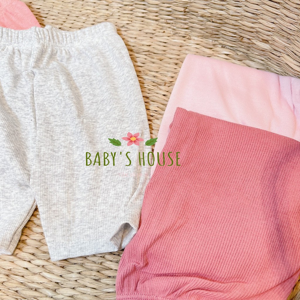 Quần legging đùi màu trơn cho bé gái - Baby's House