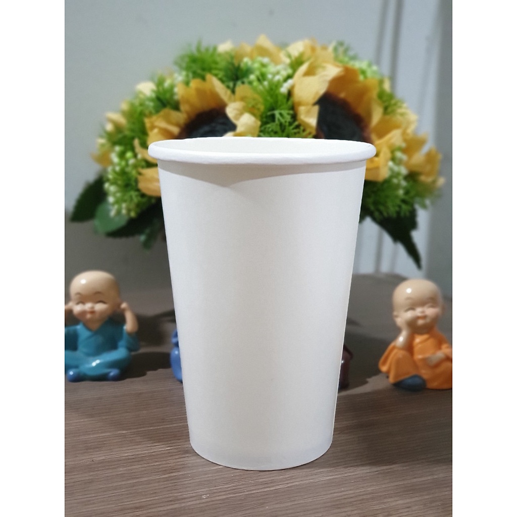 Set 50 cốc giấy dùng 1 lần 1PE 16oz  - KingPack