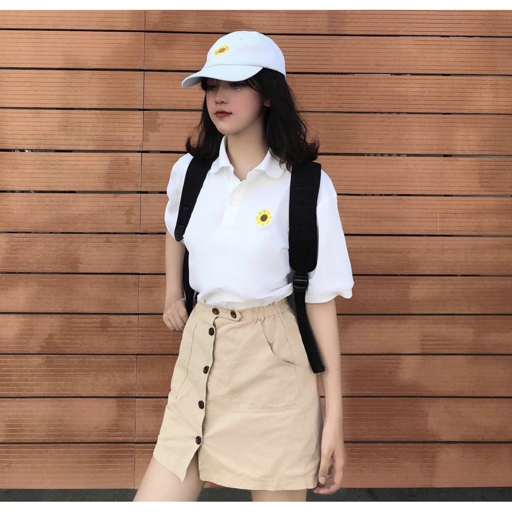 Áo Polo HOA HƯỚNG DƯƠNG Unisex | BigBuy360 - bigbuy360.vn