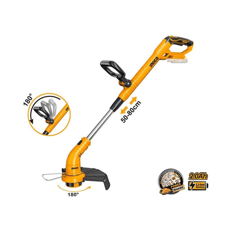 CGTLI20018 Máy cắt cỏ dùng pin 20V ingco ( không kèm pin sạc)