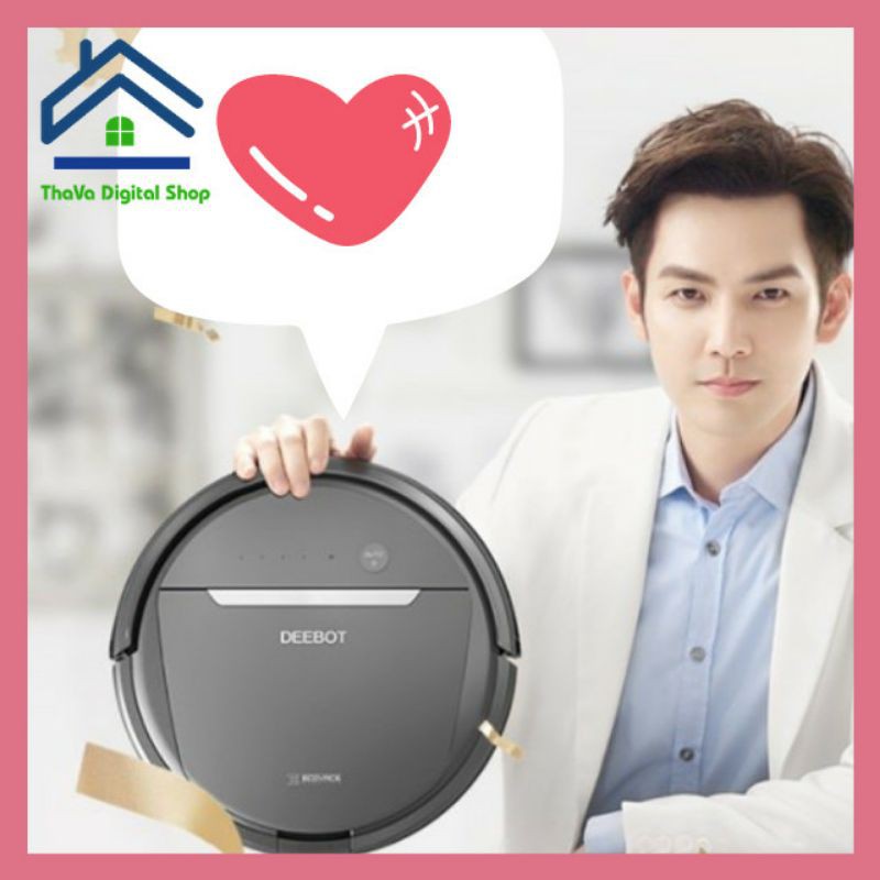 [Mới 100%] ROBOT HÚT BỤI LAU NHÀ ĐỒNG THỜI, ĐIỀU KHIỂN REMOTE ECOVACS DEEBOT DD35 (OZMO600) MỚI TINH 100% -THAVA SHOP