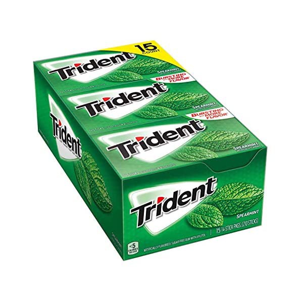 (4 vị) Kẹo gum Trident (14 viên - Sugarfree)