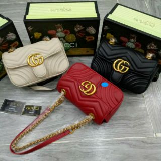 Guci tim màu đỏ và hm mini hồng