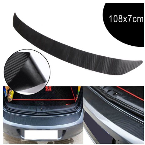 Miếng Dán Carbon cabon Nẹp Sau Cốp Chuyên Dụng Chống Trầy Xước xe hơi ô tô cho Toyota Vios Innova Hyundai Accent