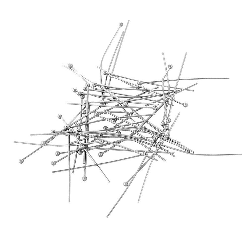 Set 100 Hạt Đồng Tròn Xâu Chuỗi 20 25 30mm Làm Trang Sức DIY