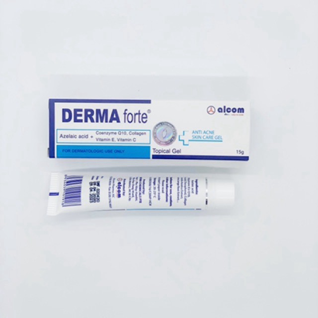 Kem Giảm Mụn Gel Ngừa Thâm Mụn Đầu Đen, Mủ, Tẩy Bã Nhờn Derma Forte 15g - Hàng Chính Hãng | BigBuy360 - bigbuy360.vn