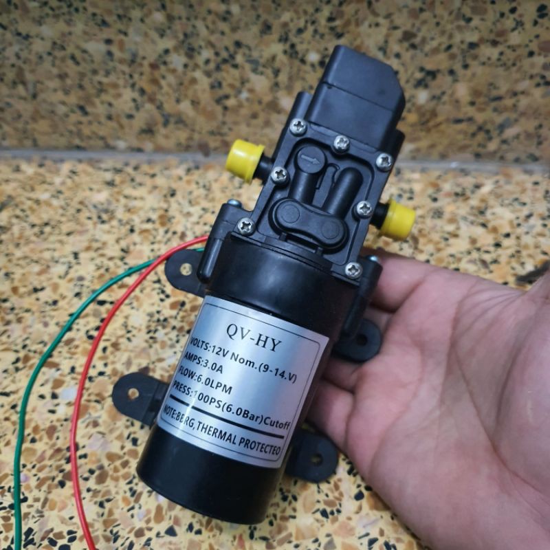 Bơm áp mini 12v đủ áp tự ngắt