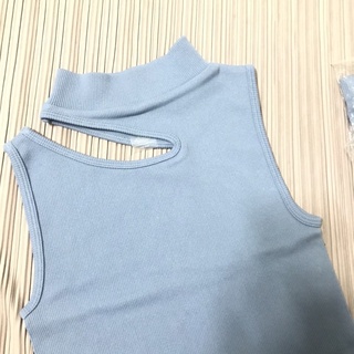 Áo thun gân cut out vnxk