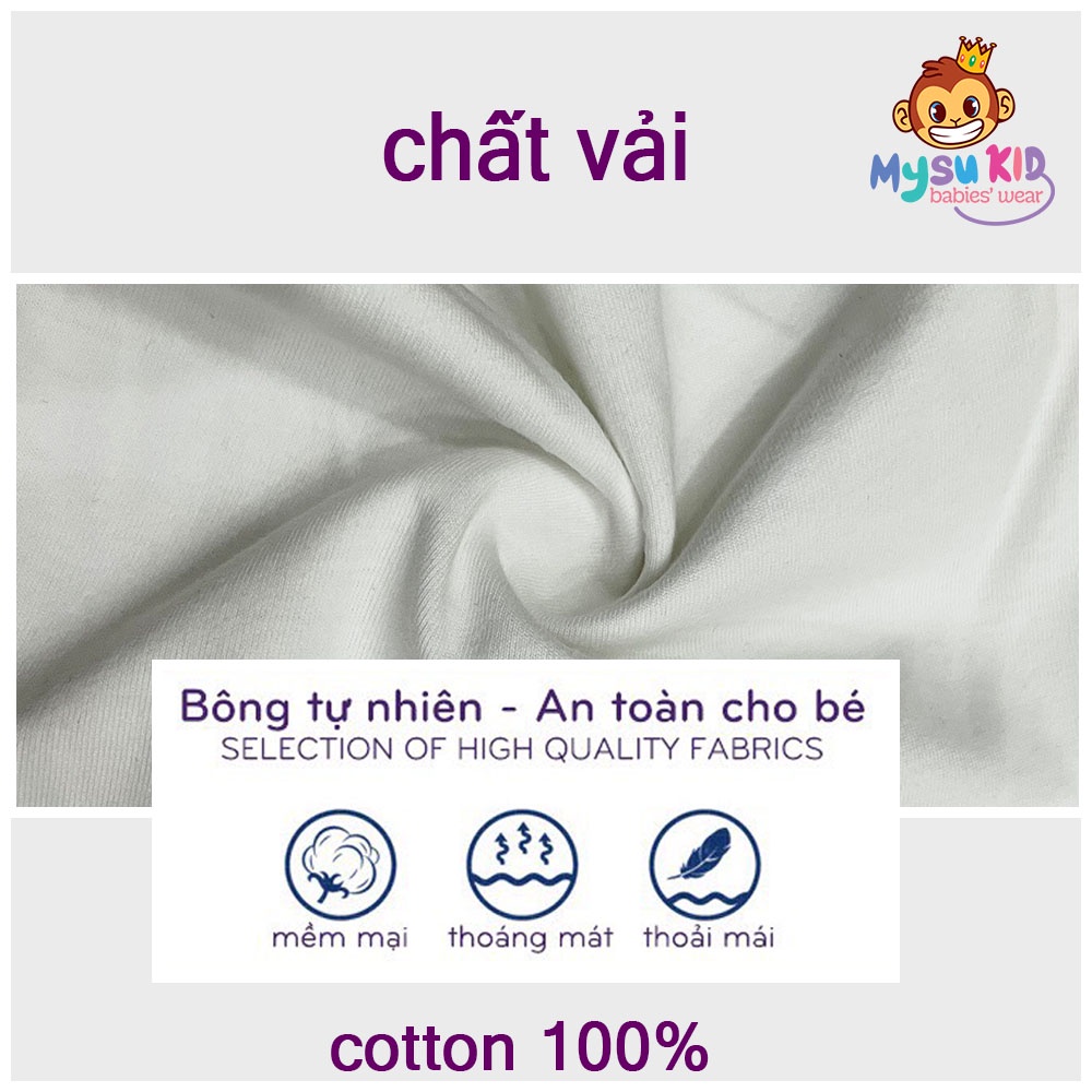 Quần dài cotton trắng cho bé mặc nhà thoáng mát từ 7kg đến 50kg