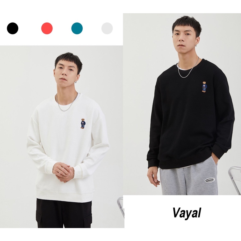 Áo nỉ nam nữ dài tay thu đông, áo thun nam nữ mùa thu chất nỉ da cá